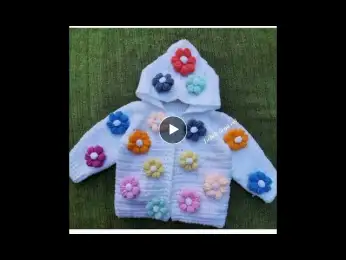 how to crochet hoodie for baby girl