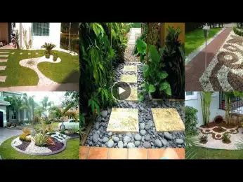 Amazing Garden Design Ideas With Pebbles | #gardenlandscape