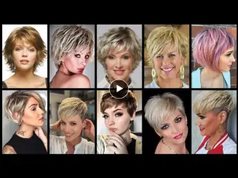 Best 55 Youthful Short Haircuts Styles For Woman Over 50 to 60 in 2022-2023 || Fashion Hair Club