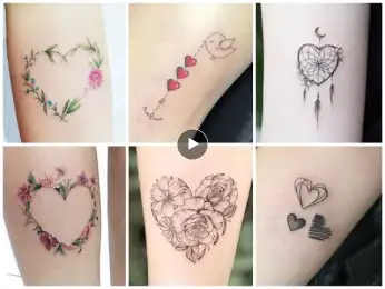 Beautiful Heart Tattoo Design Ideas for Womens