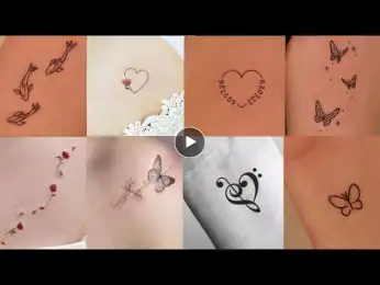 Trending Tiny tattoo designs for girls/ Small but meaningful tattoos