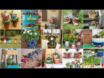50+ Latest Spring Planter Ideas for your Garden | Rustic Garden Decoration Ideas