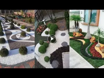 DIY Gravel Landscaping Ideas | White Gravel Landscaping Ideas #landscaping #diy #backyardgarden