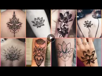15+ Lovely Black Lotus Tattoo Design Ideas For Girls 2023 | Cute Black Lotus Tattoos | WomensTattoos