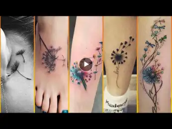 45+ Most Beautiful Dandelion Tattoo Designs For Girls 2022 | Latest Tattoos For Ladies!