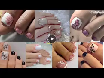 Beautiful and unique toes nails art designs ideas/best teos nail art
