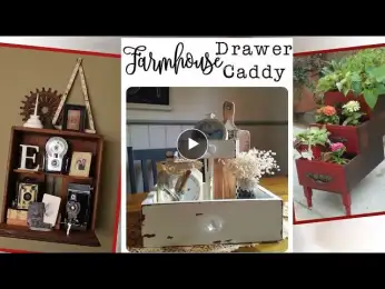 Fabulous Repurposed Drawer Projects.DIY Repurposed Old Drawer Ideas