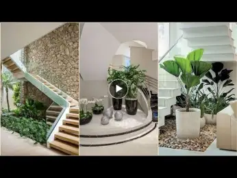 Vibrant and Modern Indoor Gardens Under the Stairs l Home Decor