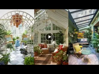 Sunroom Design Ideas. Greenhouse Sunroom Decoration. Sunroom Furniture and Styles.