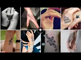 45+ Simple Hand Tattoos For Girls | Beautiful Hand Tattoos For Women | Small Hand Tattoos For Girls