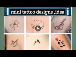 mini tattoo designs || small tattoo ideas for girls 