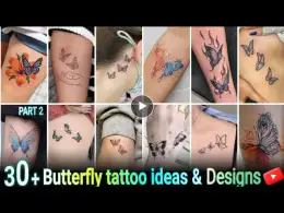 30+ Trendy Butterfly tattoo designs and ideas | beautiful butterfly tattoo | butterfly tattoos girls