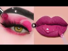 BEST MAKEUP TRANSFORMATION | 5 Eye & Lipstick Makeup Ideas