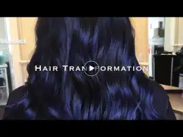 Vlog: Hair Transformation : Blue Black Hair Trend