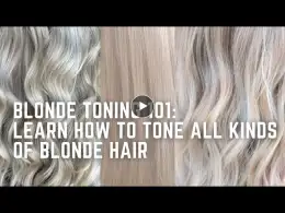 How to Tone Blondes: learn to formulate for every color of blonde - icy, beige, sunny, warm