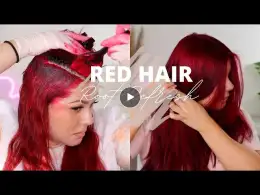 RED HAIR ROOT TOUCH UP + REFRESH ROUTINE