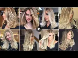 50 Blonde Highlights to Play Around with Your Hairstyle //Sensational Medium Haircuts for Thick Hair