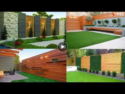 Backyard Fence Design Ideas | Backyard Privacy Fence | Backyard Garden Wooden Fence