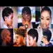 Latest Short Curly Hairstyles And Haircuts Ideas For Black Women | TWA LOOK | Curly Natural TWA